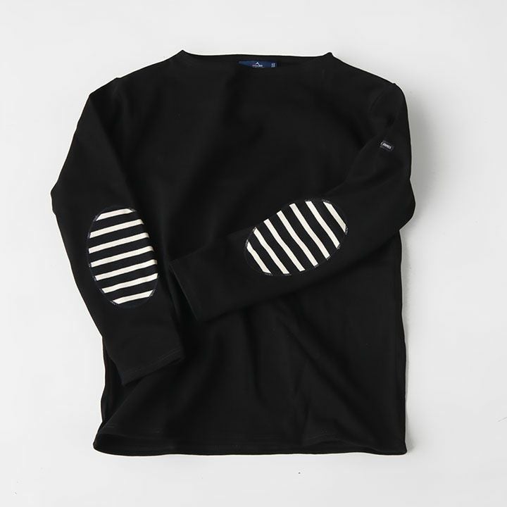 SAINT JAMES バスクシャツ エルボーパッチ SAINT JAMES(セントジェームス) ウエッソン エルボーパッチバスク