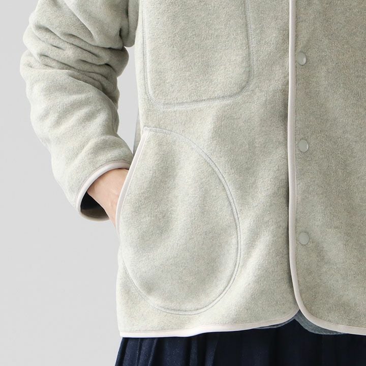 DANTON(ダントン) フリース ノーカラージャケット(JD-8911)の通販