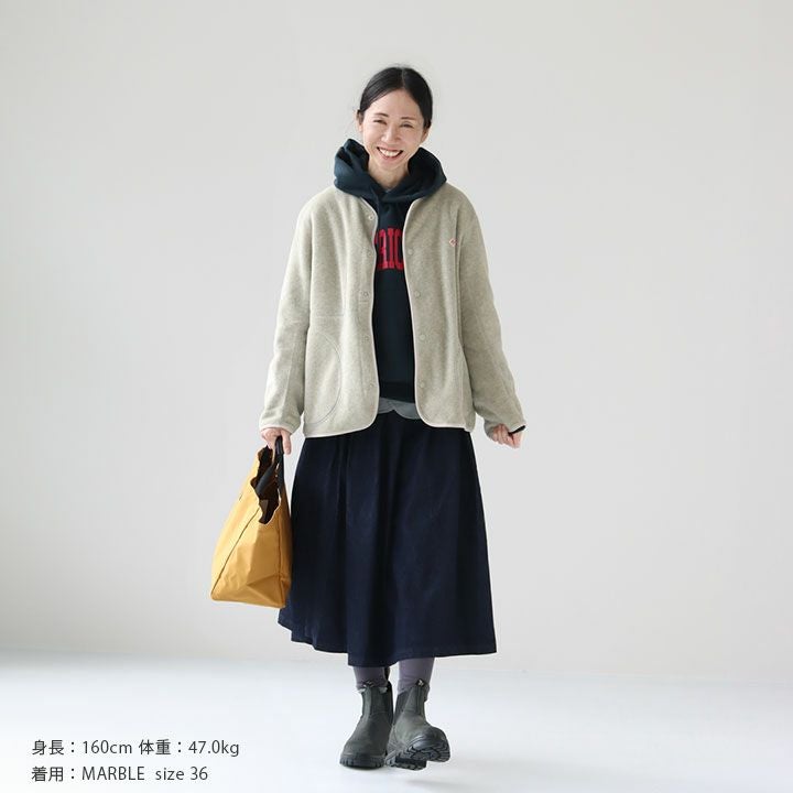 DANTON(ダントン) フリース ノーカラージャケット(JD-8911)の通販