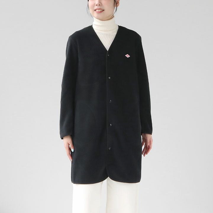 DANTON(ダントン) フリース カラーレスコート(JD-8992)の通販｜NEWS