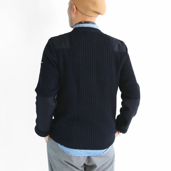 SAINT JAMES(セントジェームス) ショルダー＆エルボーパッチ リブ