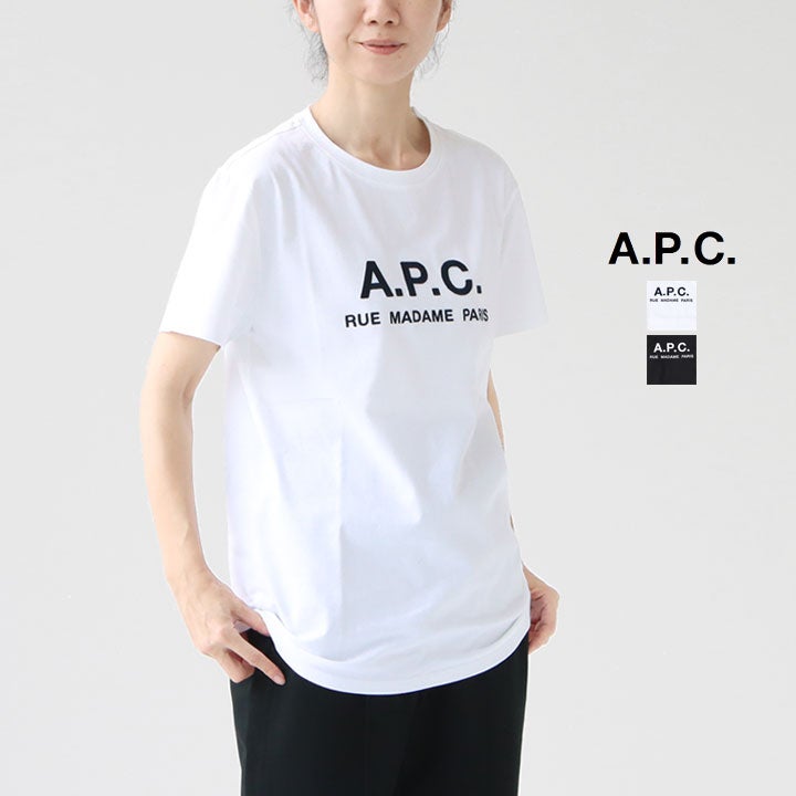 A.P.C. アーペーセー｜Rue Madame Tシャツ ユニセックス RUE-MADAME-T