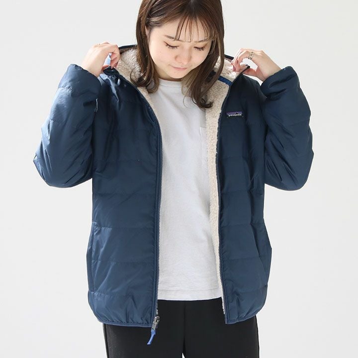 patagonia ボーイズ・リバーシブル・レディ・フレディ・フーディ新品未 