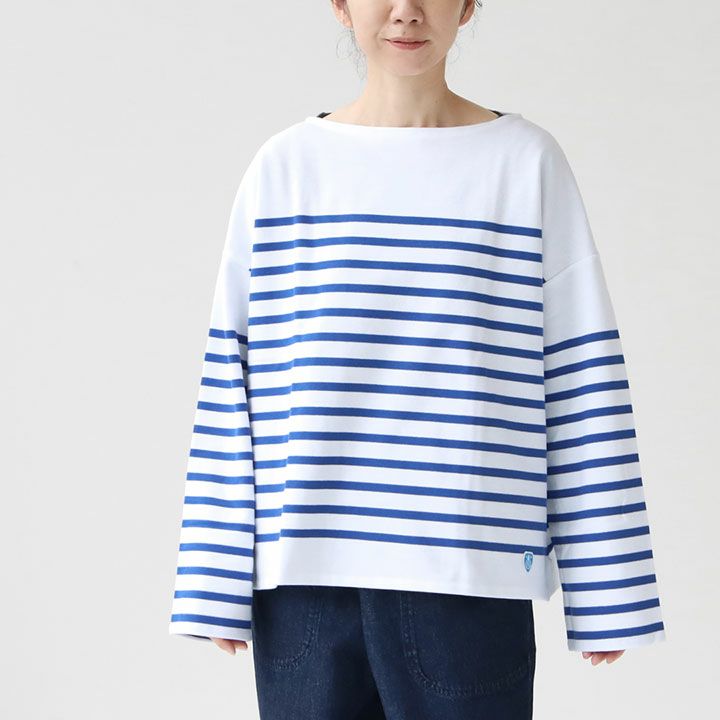 ORCIVAL(オーシバル) ラッセルフレンチセーラー ドロップショルダーT