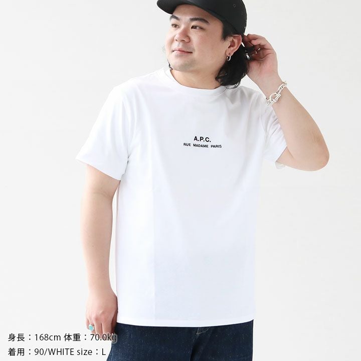 A.P.C.(アーペーセー) Tシャツ Petite Rue Madame メンズ(PERUEMADAME
