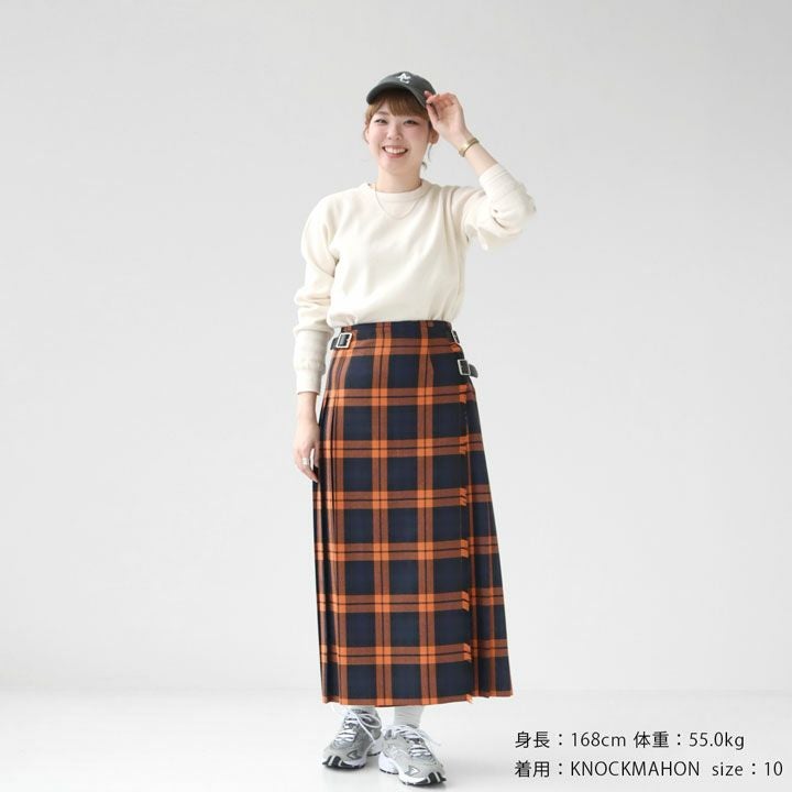O'NEIL of DUBLIN(オニール・オブ・ダブリン) キルトロングスカート