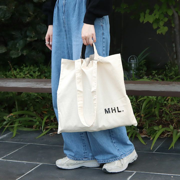 MHL トートバッグ UPCYCLED COTTON CANVAS | MHL.（エムエイチエル） ｜【公式】通販mix