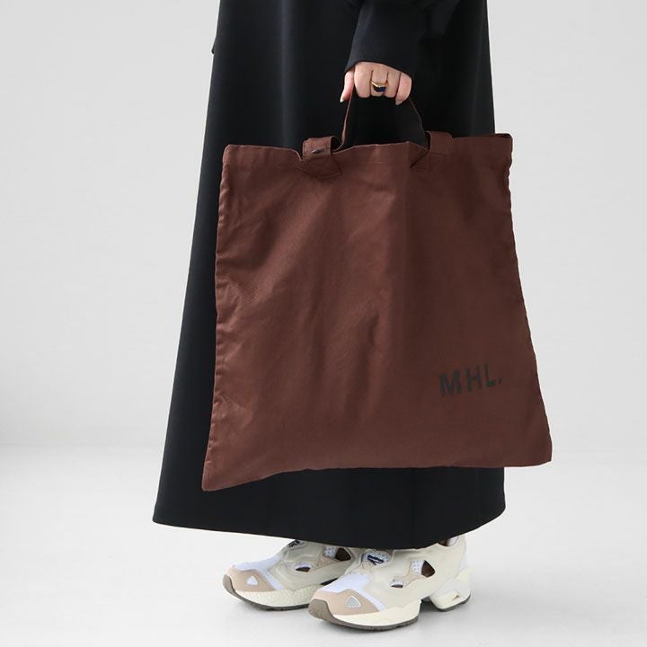 MHL.(エムエイチエル) LIGHT COTTON DRILL 2WAYバッグ(595-1171502