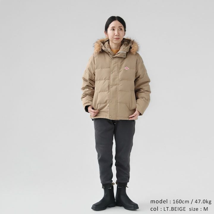 DANTON ダントン｜フェイクファー フードダウンジャケット DT-A0007TPR