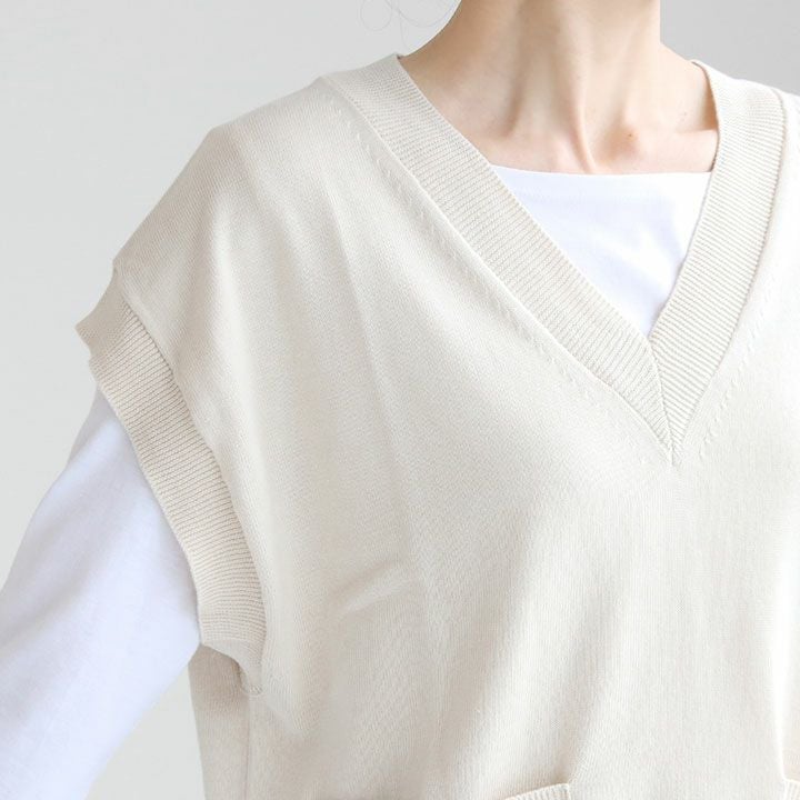 MARGARET HOWELL(マーガレット・ハウエル) LONG STAPLE COTTON ニット