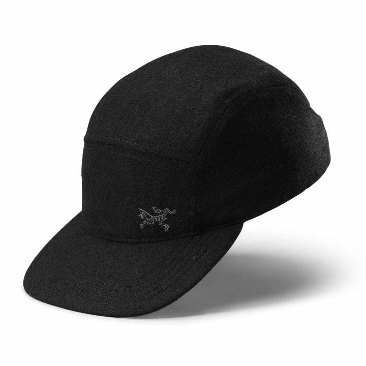 ARC'TERYX アークテリクス　5パネル ウール キャップ　cap ブラック ARC'TERYX - ARC'TERYX 5 Panel Wool Hat アークテリクス キャップの