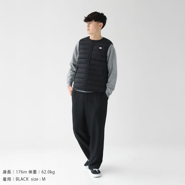 DANTON ダントン｜メンズ クルーネック インナーダウン ベスト DT