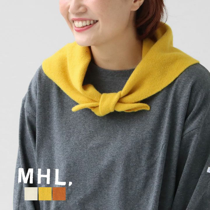 MHL.(エムエイチエル) SCOUT SCARF ニットスカーフ(595-2278500)の通販