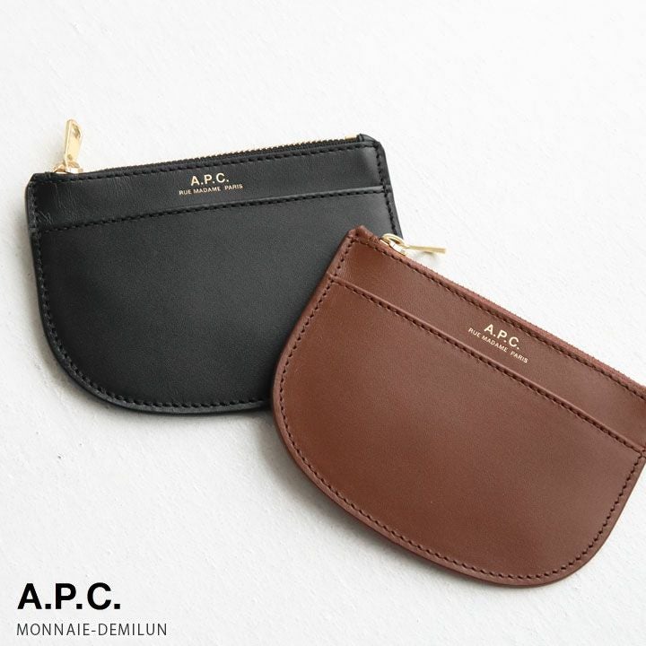 APC demi lune coin case ケース 財布 black A.P.C.(アーペーセー) DEMI-LUNE ニューコインケース(MONNAIE-DEMILUN