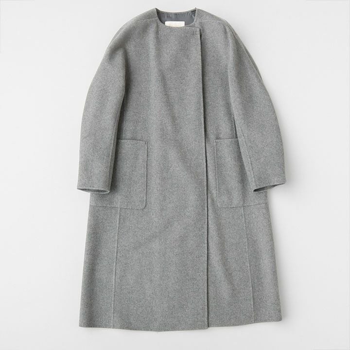 Ballsey(ボールジィ) プレミアムウールリバー ノーカラーコート(11-08
