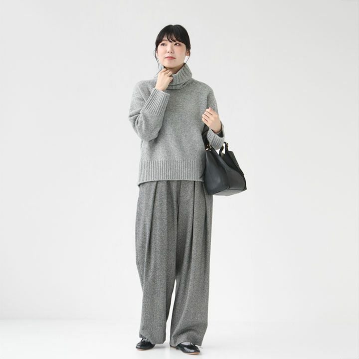 GALERIE VIE ギャルリーヴィー　ファインウールタートルネック　美品 ファインウール タートルネックプルオーバー | GALERIE VIE (Women