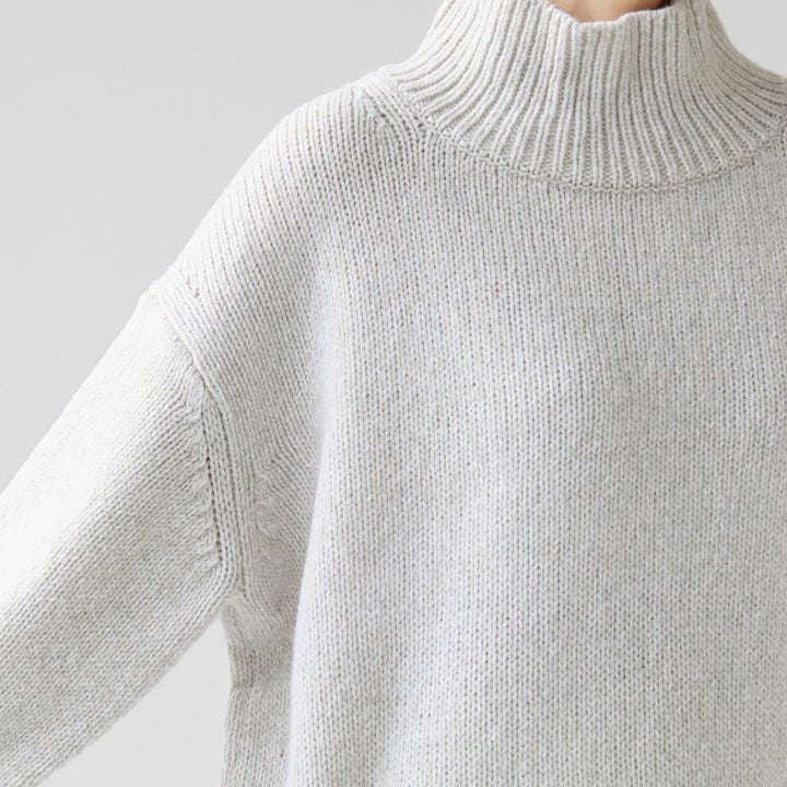 GALERIE VIE(ギャルリー ヴィー) ファインウール ハイネックプル
