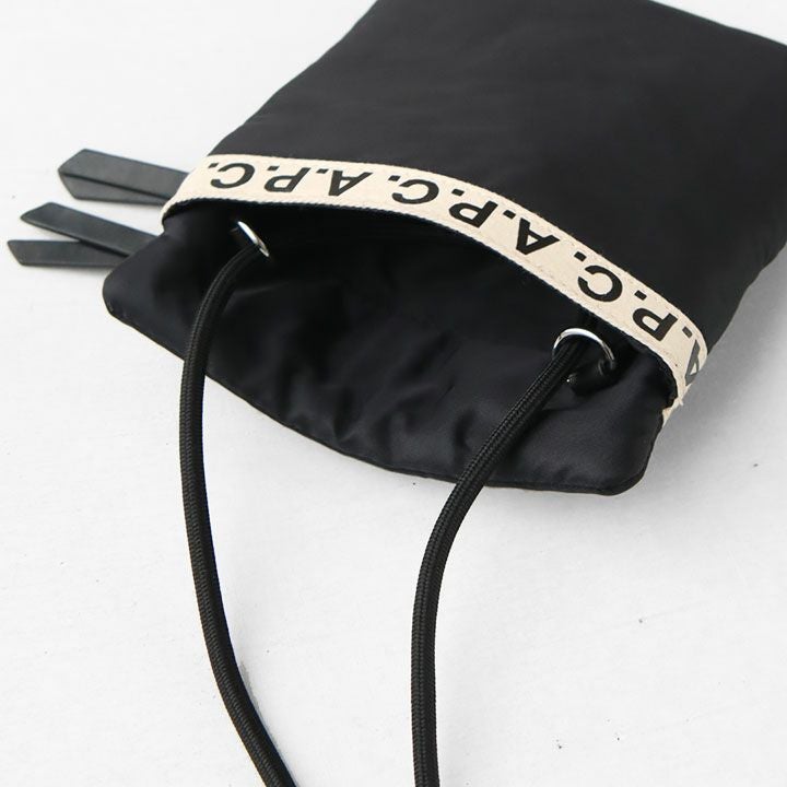 a.p.c Repeat ネックポーチ A.P.C. (アーペーセー) NECK POUCH REPEAT-NYLON / ネックポーチ
