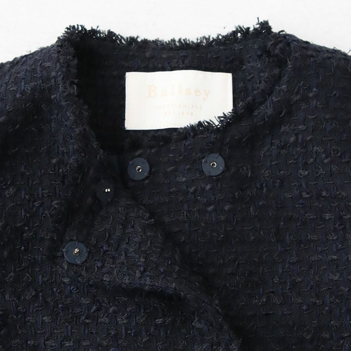 Ballsey ボールジィ ミックスヤーンツイード ノーカラージャケット Ballsey(ボールジィ) ミックスヤーンツイード ノーカラージャケット(11