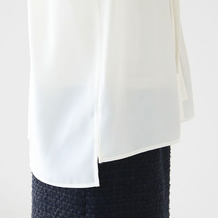 Ballsey(ボールジィ) クリアデシン ボウタイブラウス(11-01-24-01201