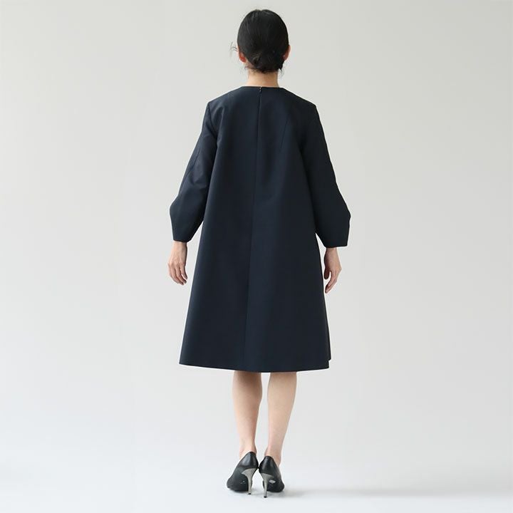 Ballsey(ボールジィ) ハイカウントダブルクロス Aラインワンピース(11