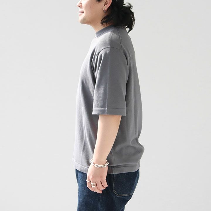 JOHN SMEDLEY(ジョン スメドレー) メンズ 24G 半袖 クルーネックニット
