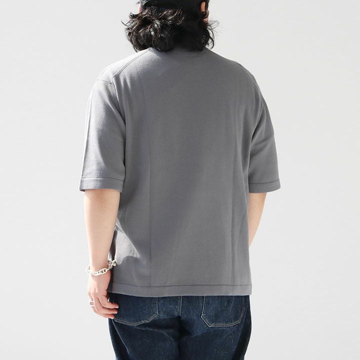 JOHN SMEDLEY(ジョン スメドレー) メンズ 24G 半袖 クルーネックニット