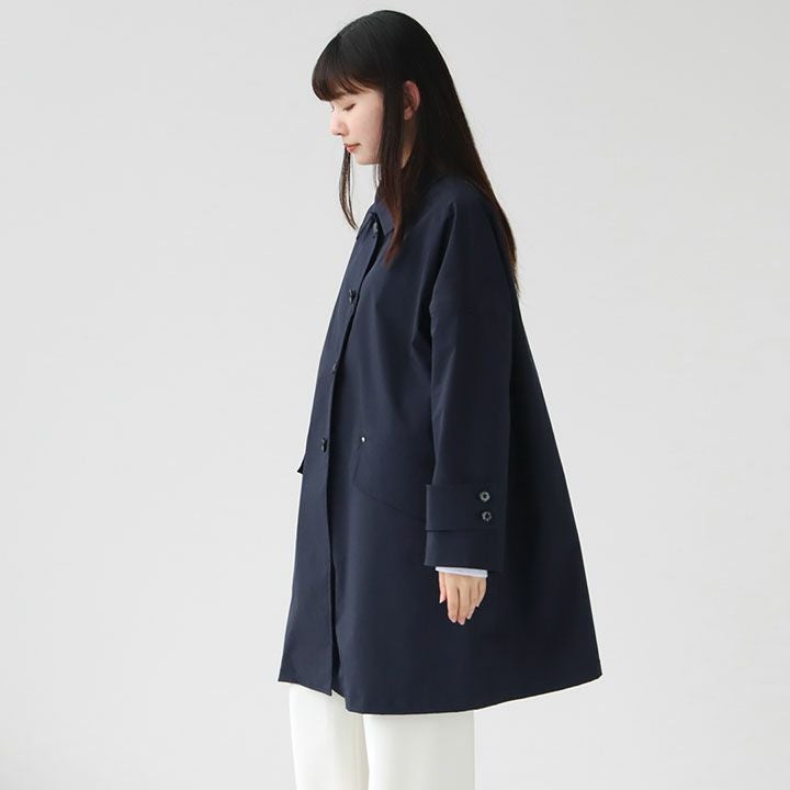 MACKINTOSH ネイビー ステンカラーコート　HUMBIE ハンビー MACKINTOSH(マッキントッシュ) HUMBIE ステンカラーコート(HUMBIE-SS