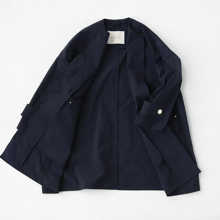 MACKINTOSH マッキントッシュ HUMBIE ハンビー ノーカラー　紺 MACKINTOSH(マッキントッシュ) ノーカラーコート HUMBIE(HUMBIE-NOCOL
