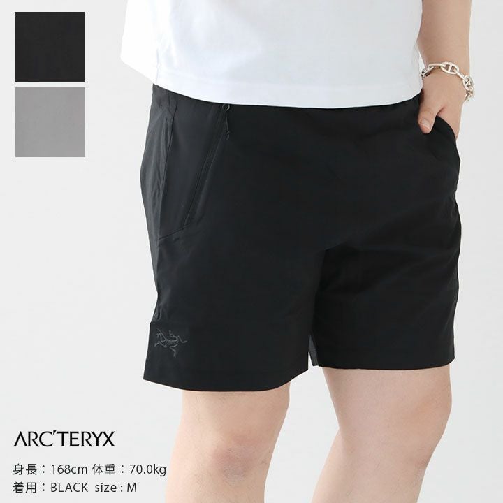 インセンドショート7 ブラック　Mサイズ　新品未使用 ARC'TERYX(アークテリクス) インセンド ショーツ 7インチ メンズ(30584
