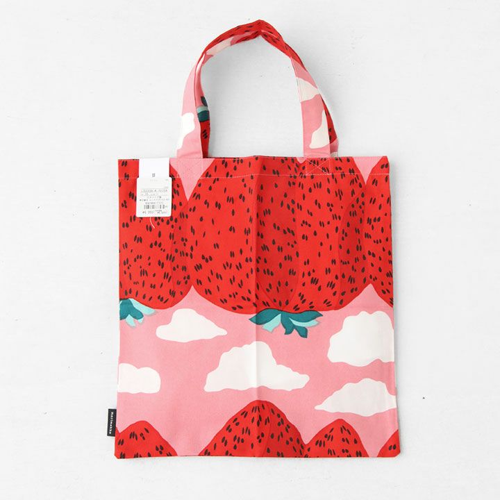 marimekko(マリメッコ) Mansikkavuoret ファブリックバッグ(52239 