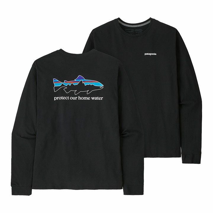 patagonia トラウトデザイン　ロングスリーブTシャツ patagonia(パタゴニア) メンズ・ロングスリーブ・ホーム・ウォーター