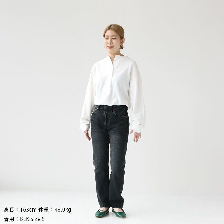 BRU NA BOINNE(ブルーナボイン) フェリシンブラックデニム3YEAR(7171