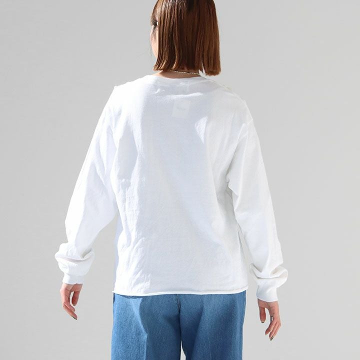 dahl'ia(ダリア) デコレーション ロングスリーブ リメイクTシャツ(HD