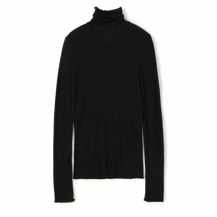 Ballsey(ボールジィ) コットンシルクリブ タートルネックプルオーバー