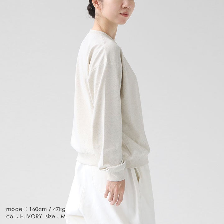 DANTON ダントン｜レディース コットンポリエステル スウェットTシャツ