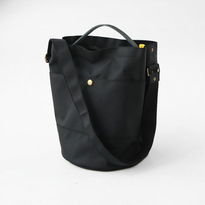MARINEDAY(マリンデイ) 66NYLON x 姫路LEATHER ROOTS バケツ型2WAY 