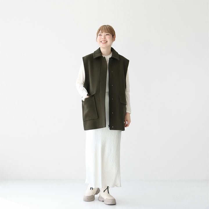 SACRA(サクラ) ラムウール メルトンジレ(123604061)の通販｜NEWS