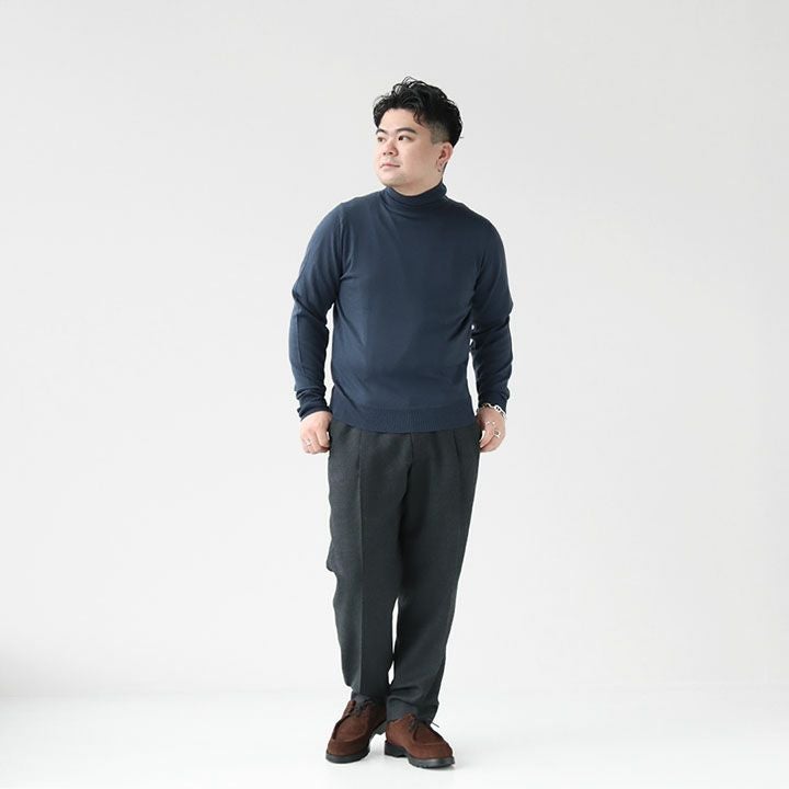 JOHN SMEDLEY(ジョン スメドレー) メンズ 24G 長袖タートルネック