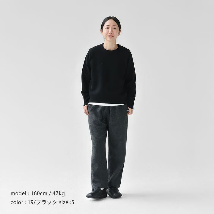 MACPHEE マカフィー｜NZ LAMBS クルーネックプルオーバー 12-02-54