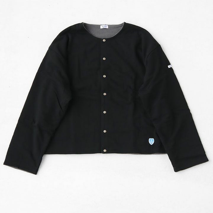 ORCIVAL(オーシバル) 裏フリース クルーネックカーディガン(OR