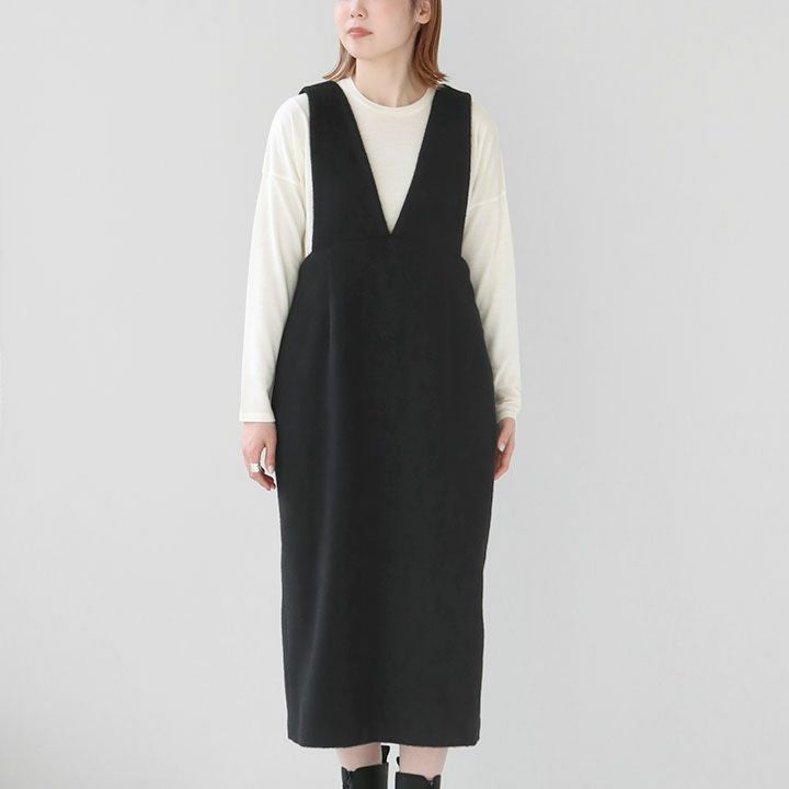 SACRA(サクラ) アルパカモヘヤ シャギージャンパースカート(123609041