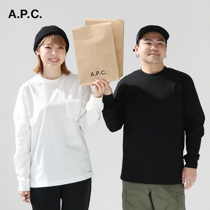 A.P.C.(アーペーセー) 長袖PACK Tシャツ ユニセックス(APC-PACKT)の