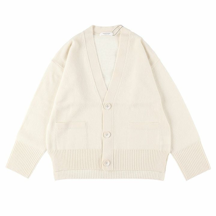 MACPHEE(マカフィー) NZ LAMB 9G Vネックカーディガン(12-02-44-02204