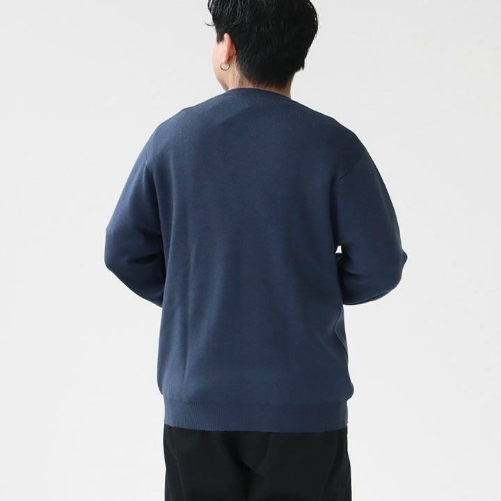 JOHN SMEDLEY(ジョン スメドレー) 30G長袖ダブルジャガードクルー