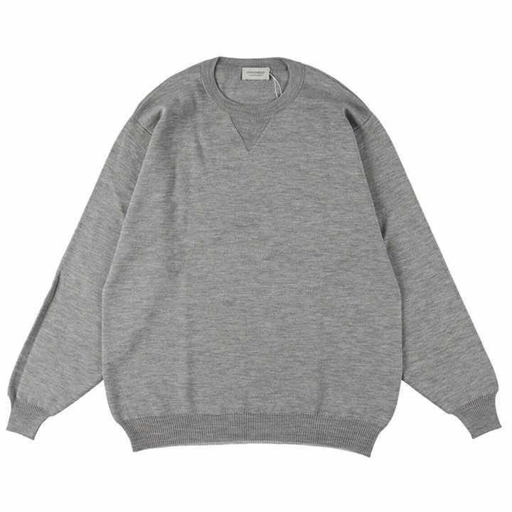 JOHN SMEDLEY/ジョンスメドレー スウェットシリーズクルーネックニット JOHN SMEDLEY(ジョン スメドレー) 30G長袖ダブルジャガードクルー