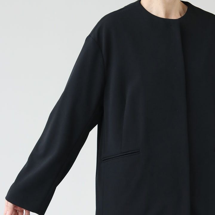 Ballsey(ボールジィ) ジョーゼットジャージー ノーカラージャケット(11