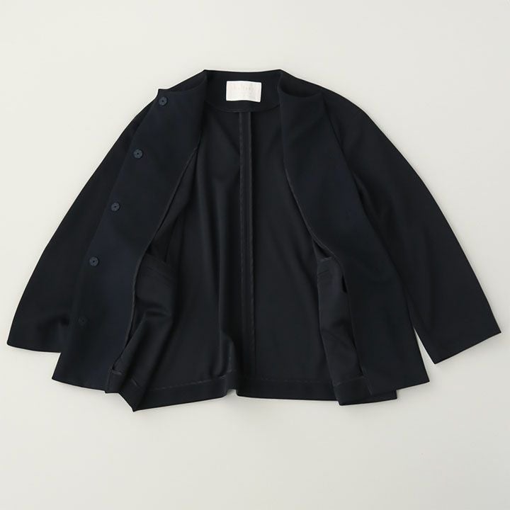 Ballsey(ボールジィ) ジョーゼットジャージー ノーカラージャケット(11