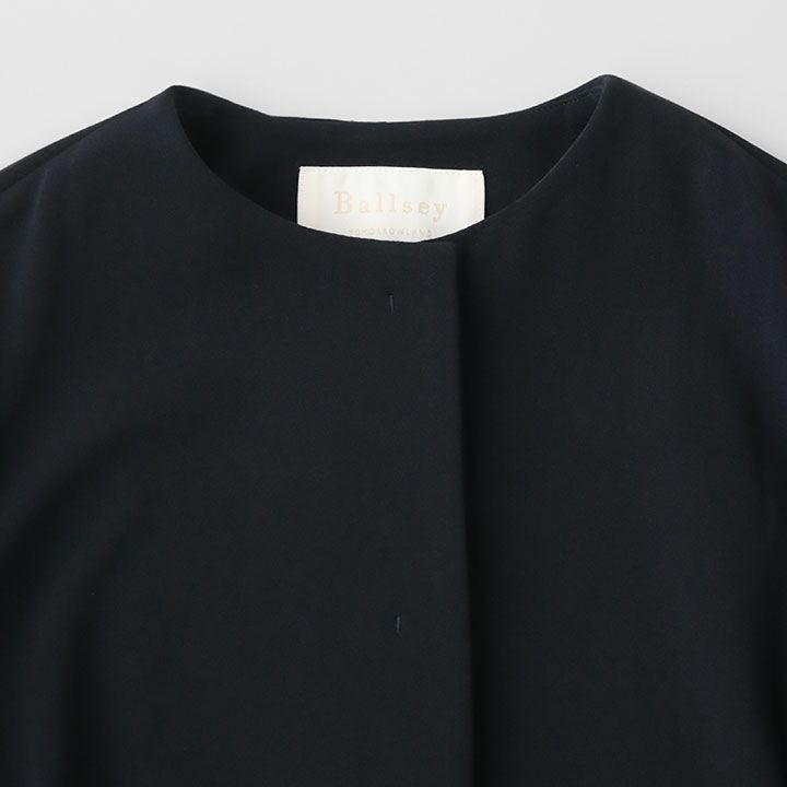 Ballsey(ボールジィ) ジョーゼットジャージー ノーカラージャケット(11