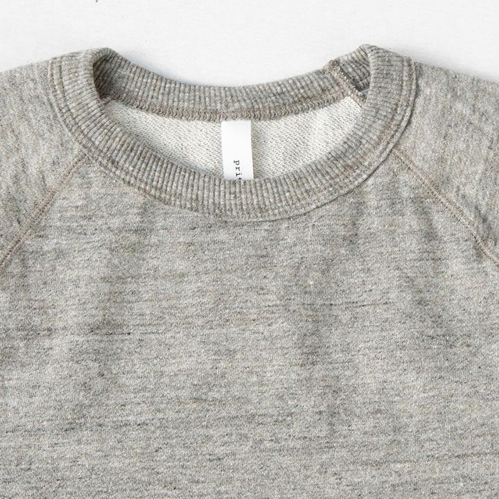 PRIT ラグランスリーブプルオーバー 春夏 ネックライン